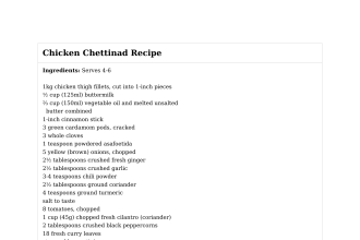 Chicken Chettinad Recipe