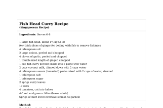 Fish Head Curry Recipe