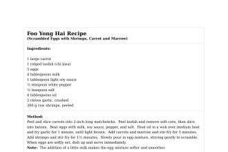 Foo Yong Hai Recipe