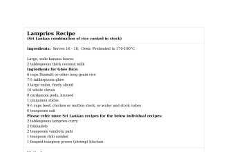 Lampries Recipe