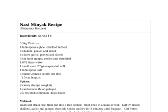 Nasi Minyak Recipe