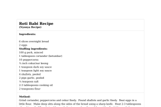 Roti Babi Recipe