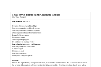 Thai-Style Barbecued Chicken Recipe